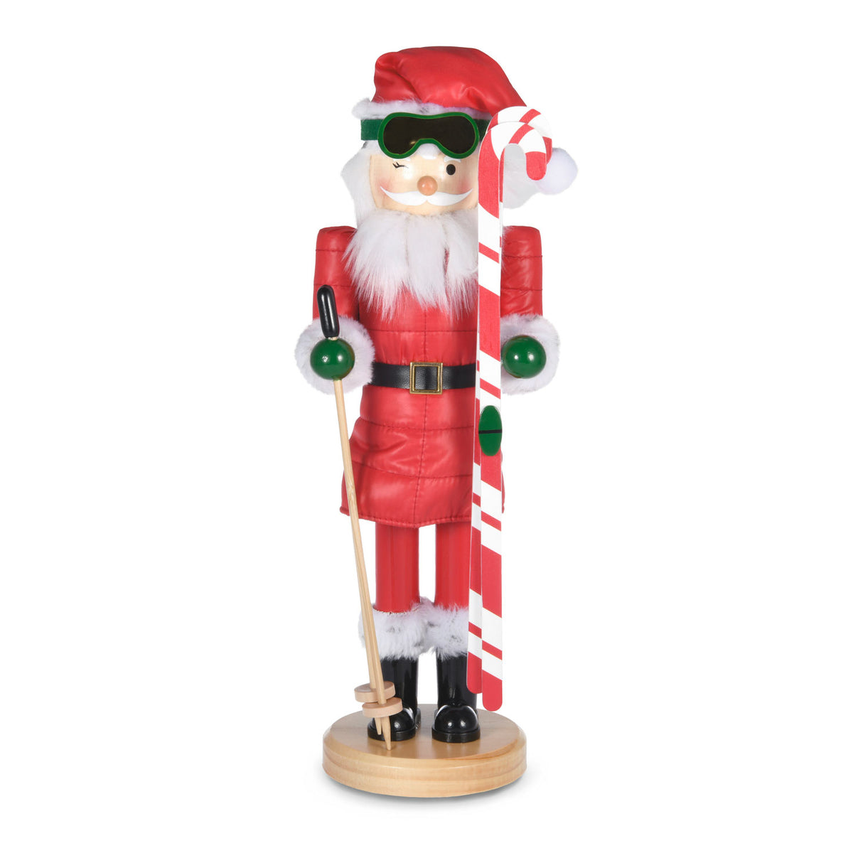Hallmark Skiing Santa Nutcracker Figurine, 14''