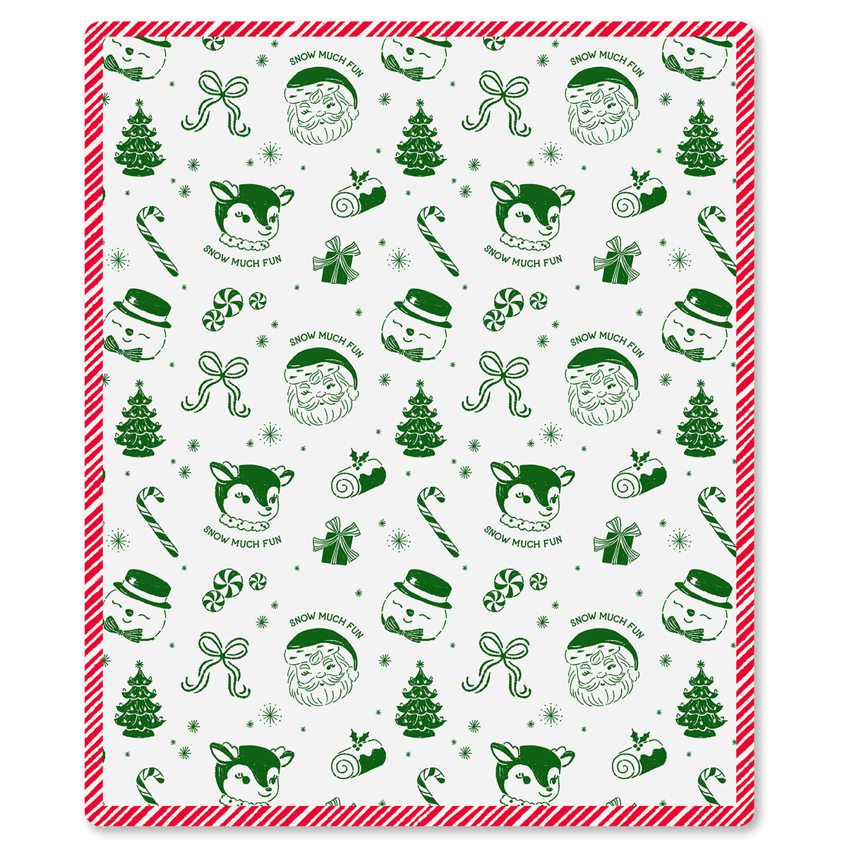 Hallmark Snow Much Fun Throw Blanket, 50x60