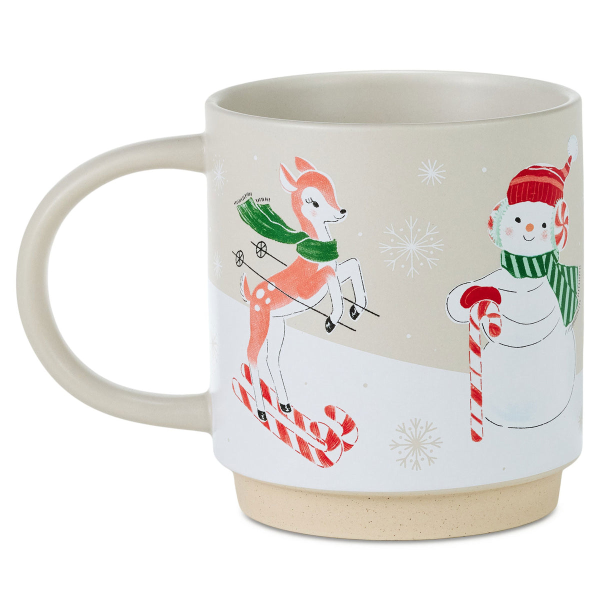 Hallmark Skiing Santa and Friends Mug, 16 oz.