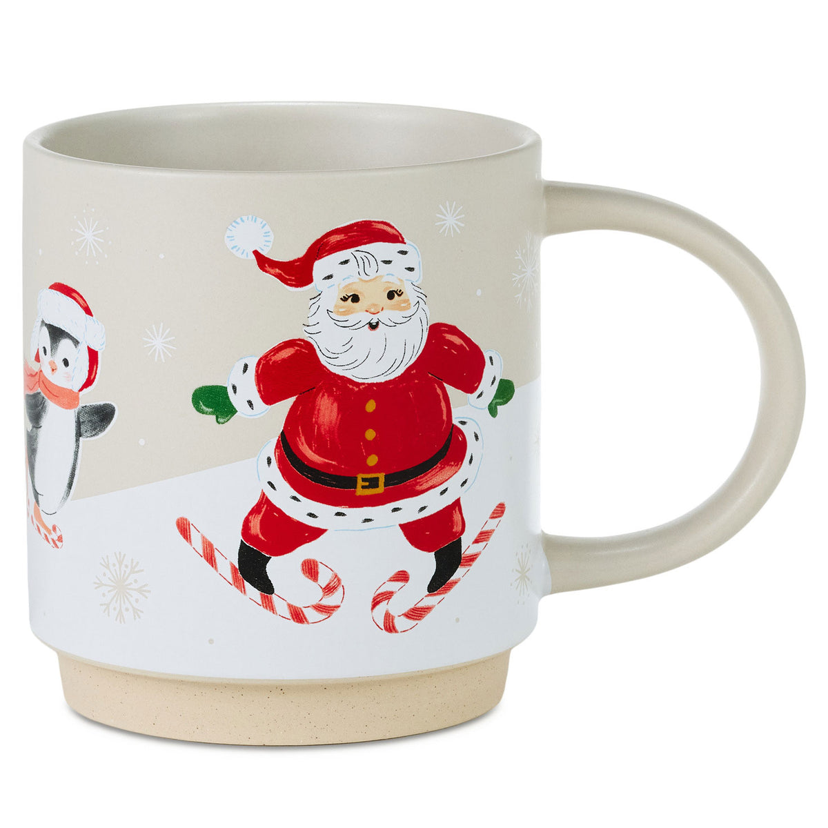 Hallmark Skiing Santa and Friends Mug, 16 oz.