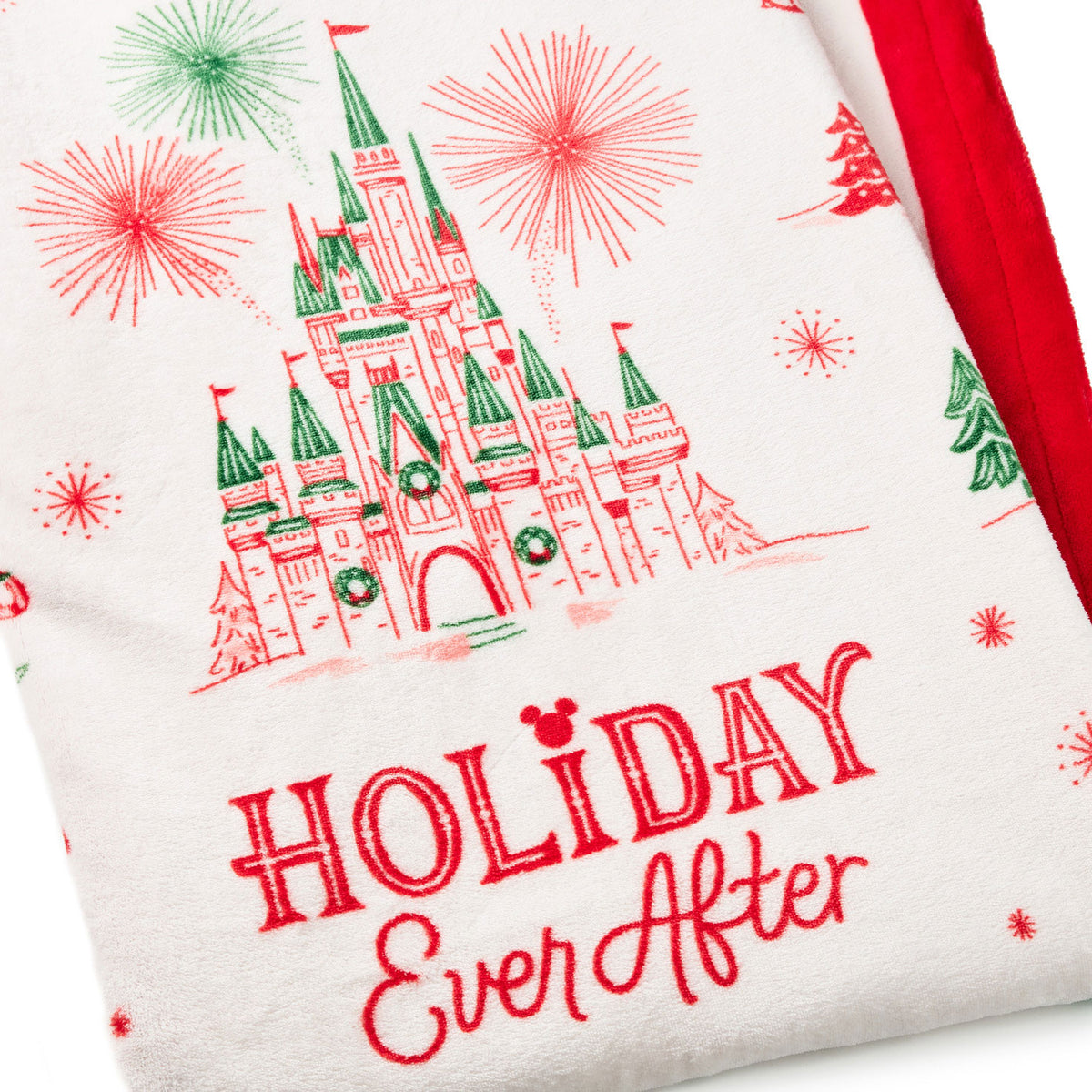 Hallmark Hallmark & Disney Holiday Ever After Throw Blanket, 50x60