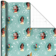 Hallmark Disney Moana Jumbo Christmas Wrapping Paper Roll, 70 sq. ft.