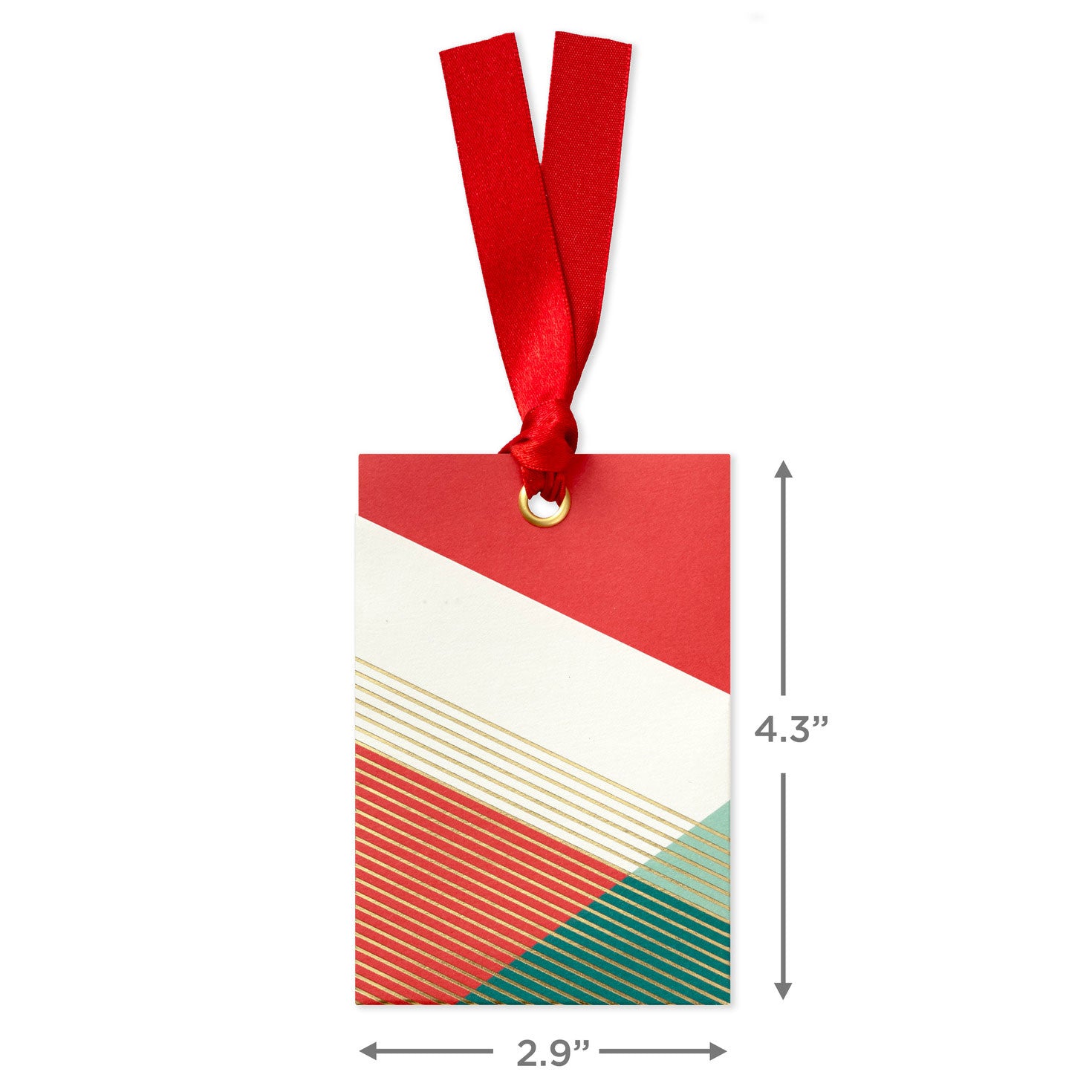 Hallmark Modern and Merry 3-Pack Christmas Gift Card Holder Tags
