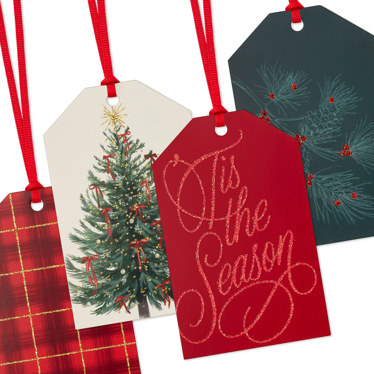 Hallmark 'Tis the Season 8-Pack Assorted Holiday Gift Tags