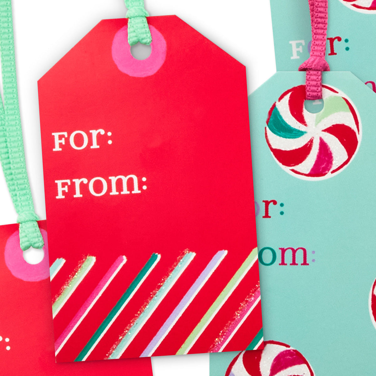Hallmark Holiday Fun 8-Pack Assorted Christmas Gift Tags