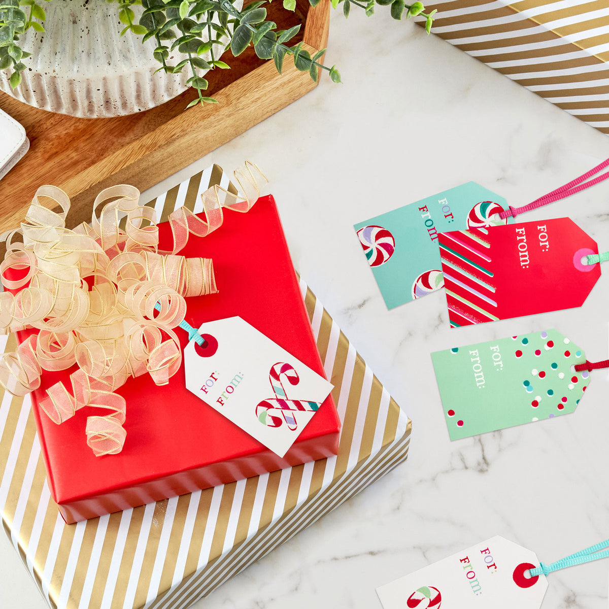 Hallmark Holiday Fun 8-Pack Assorted Christmas Gift Tags