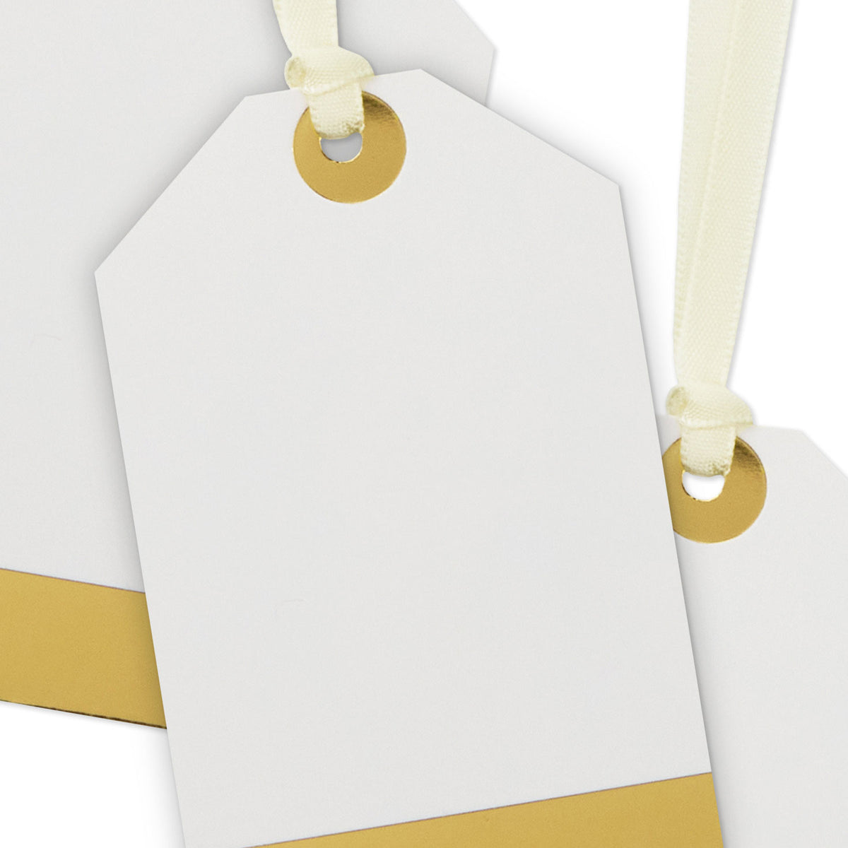 Hallmark White and Gold 4-Pack Holiday Gift Tags