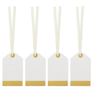 Hallmark White and Gold 4-Pack Holiday Gift Tags