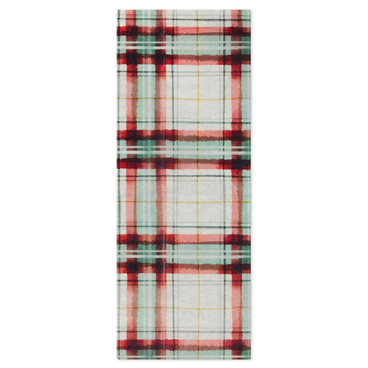 Hallmark Cinnamon-Scented Red Plaid Holiday Tissue Paper, 4 sheets