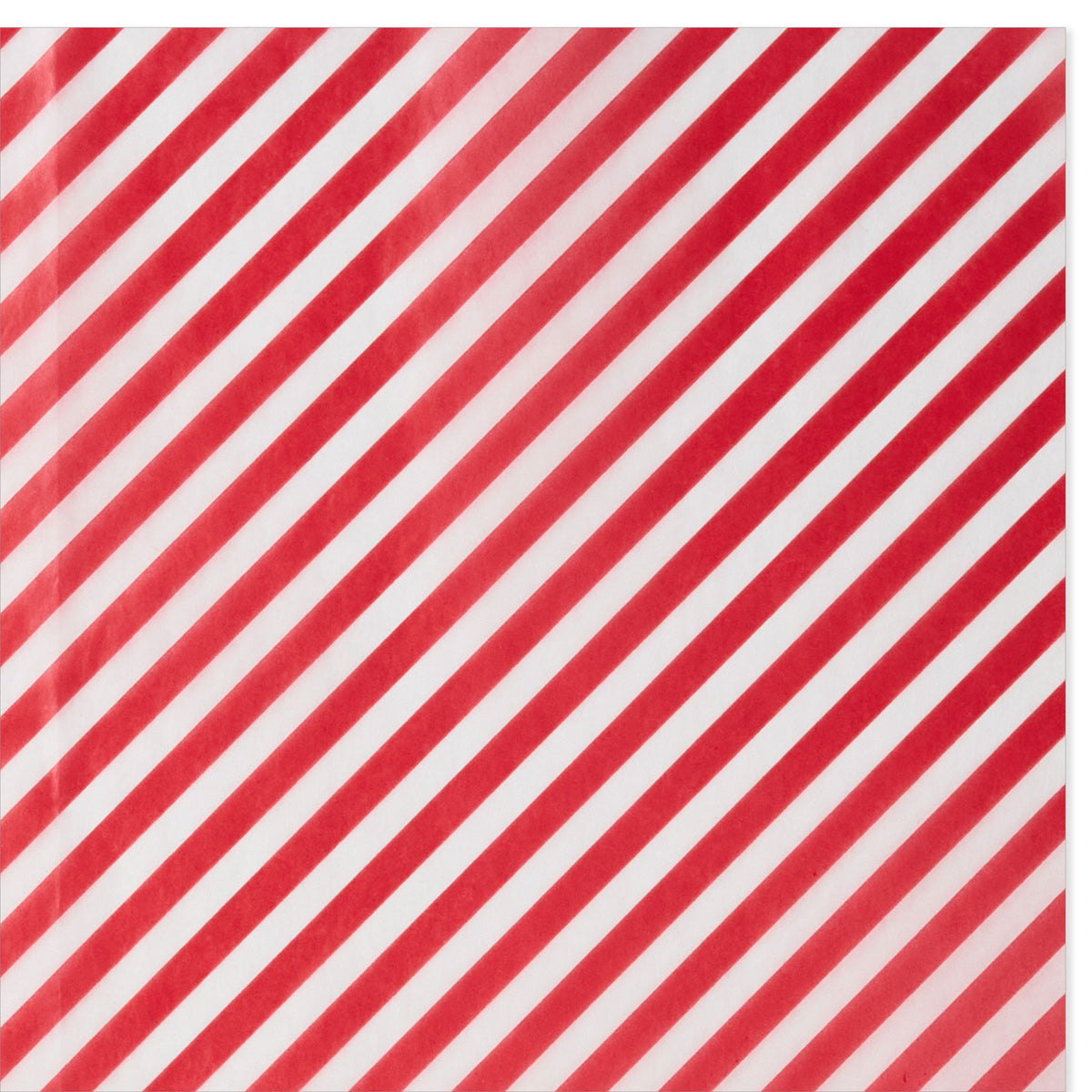 Hallmark Red and White Stripes Christmas Food-Safe Wrap, 24 sheets