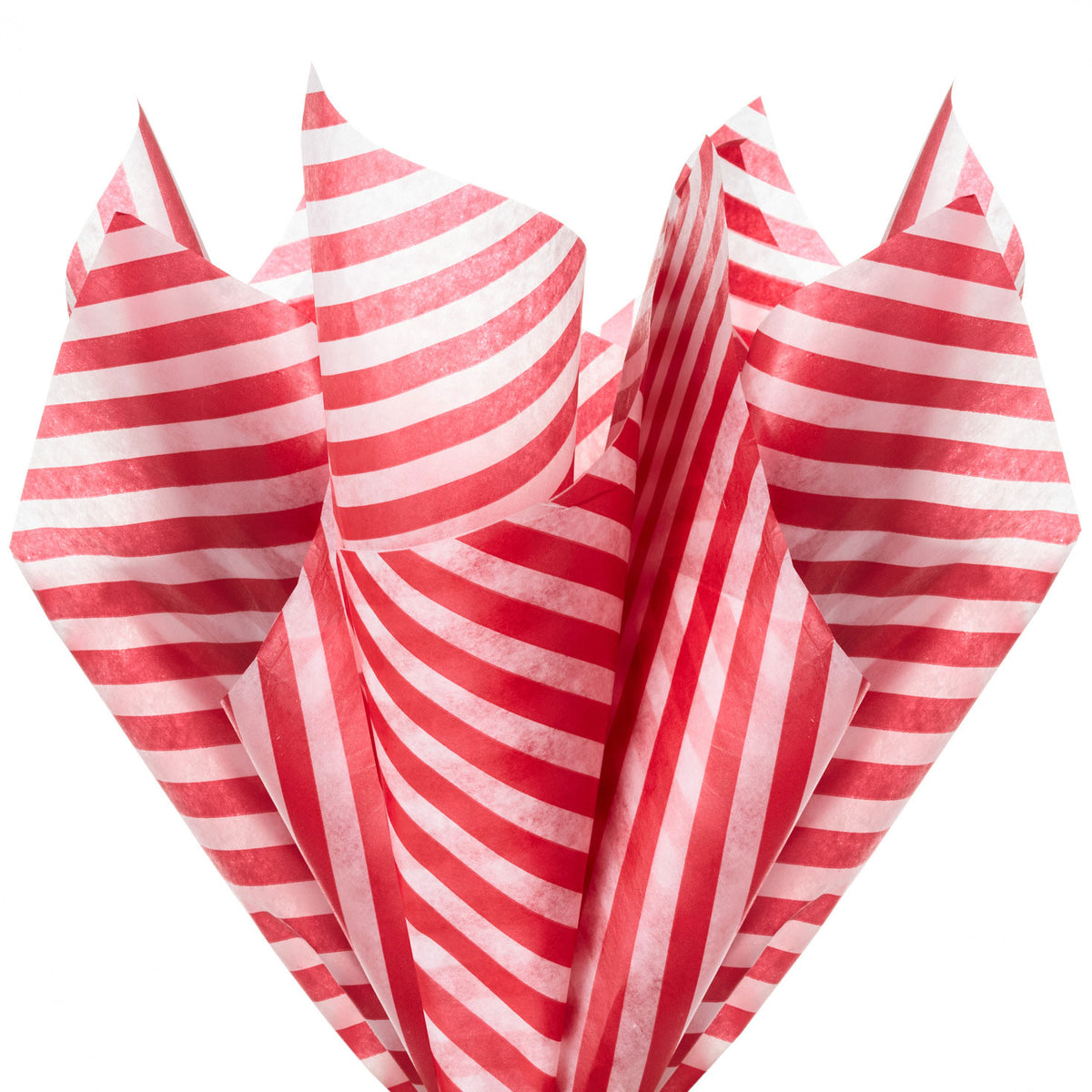 Hallmark Red and White Stripes Christmas Food-Safe Wrap, 24 sheets