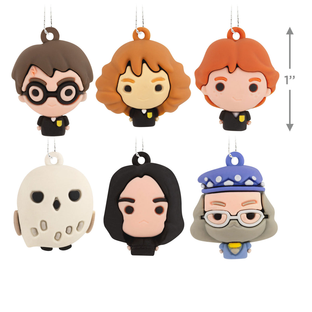 Hallmark Mini Harry Potter™ and Friends Shatterproof Hallmark Ornaments, Set of 6