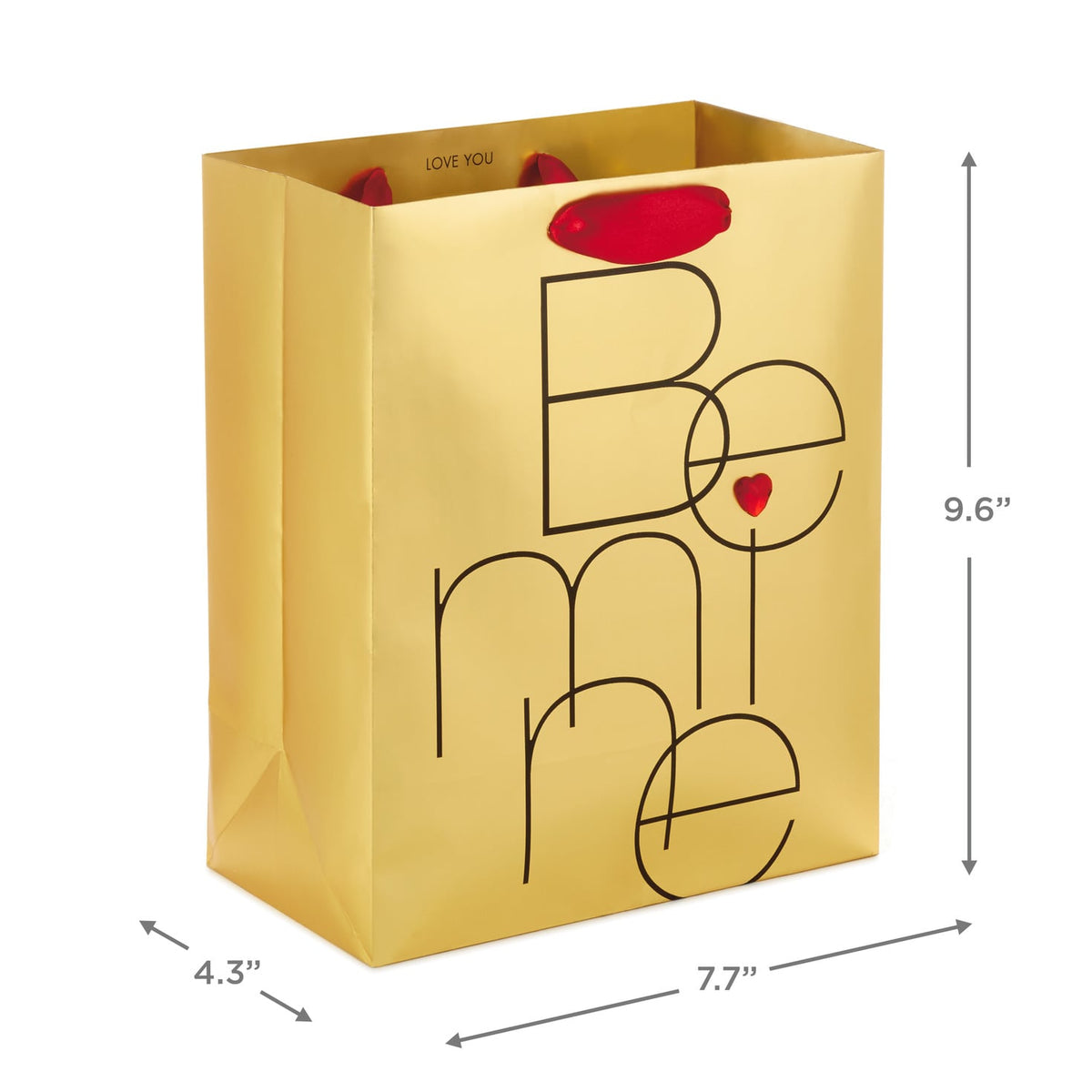 Hallmark 9.6" Be Mine Valentine's Day Gift Bag