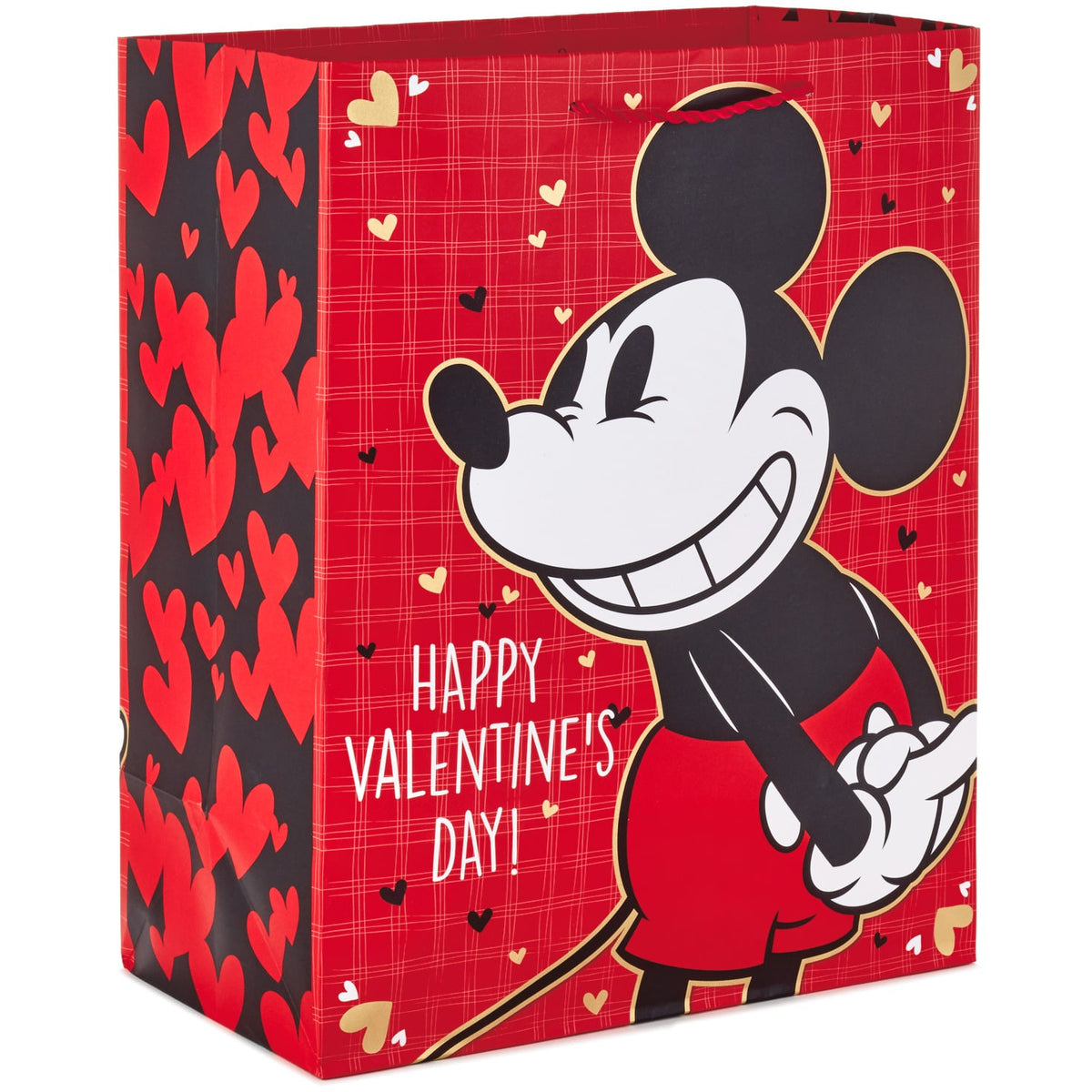 Hallmark 13" Disney Mickey Mouse Valentine's Day Gift Bag