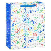 Hallmark 15.5'' Colorful Squiggles and Party Vibes Extra-Large Gift Bag