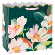 Hallmark 15'' Lacey Chabert Collection Painted Flowers on Green Extra-Deep Gift Bag