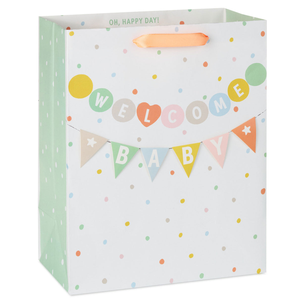 Hallmark 13'' Welcome Baby Banner Large Gift Bag