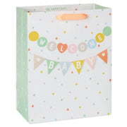 Hallmark 13'' Welcome Baby Banner Large Gift Bag