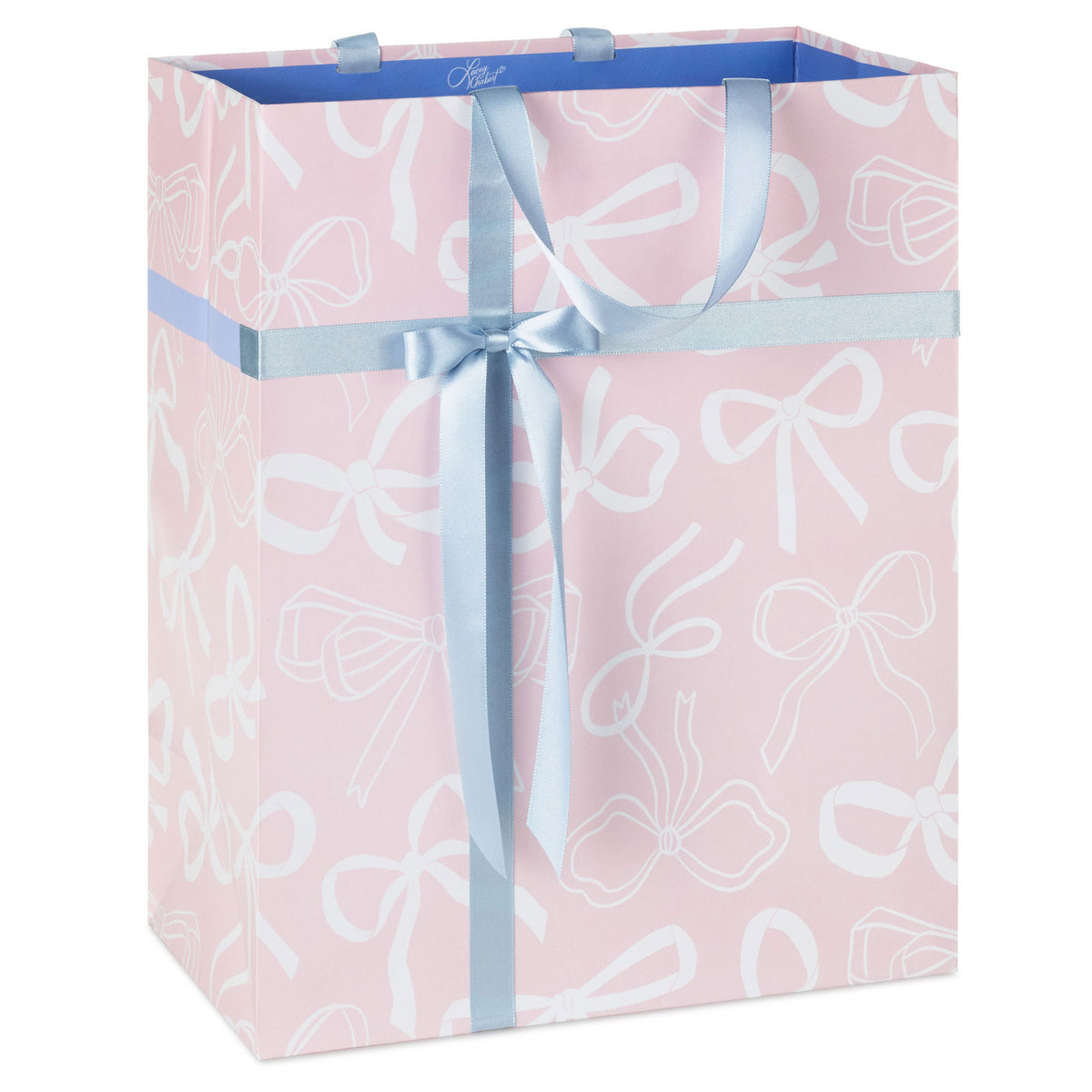 Hallmark 13'' Lacey Chabert Collection Bows on Pink Large Gift Bag