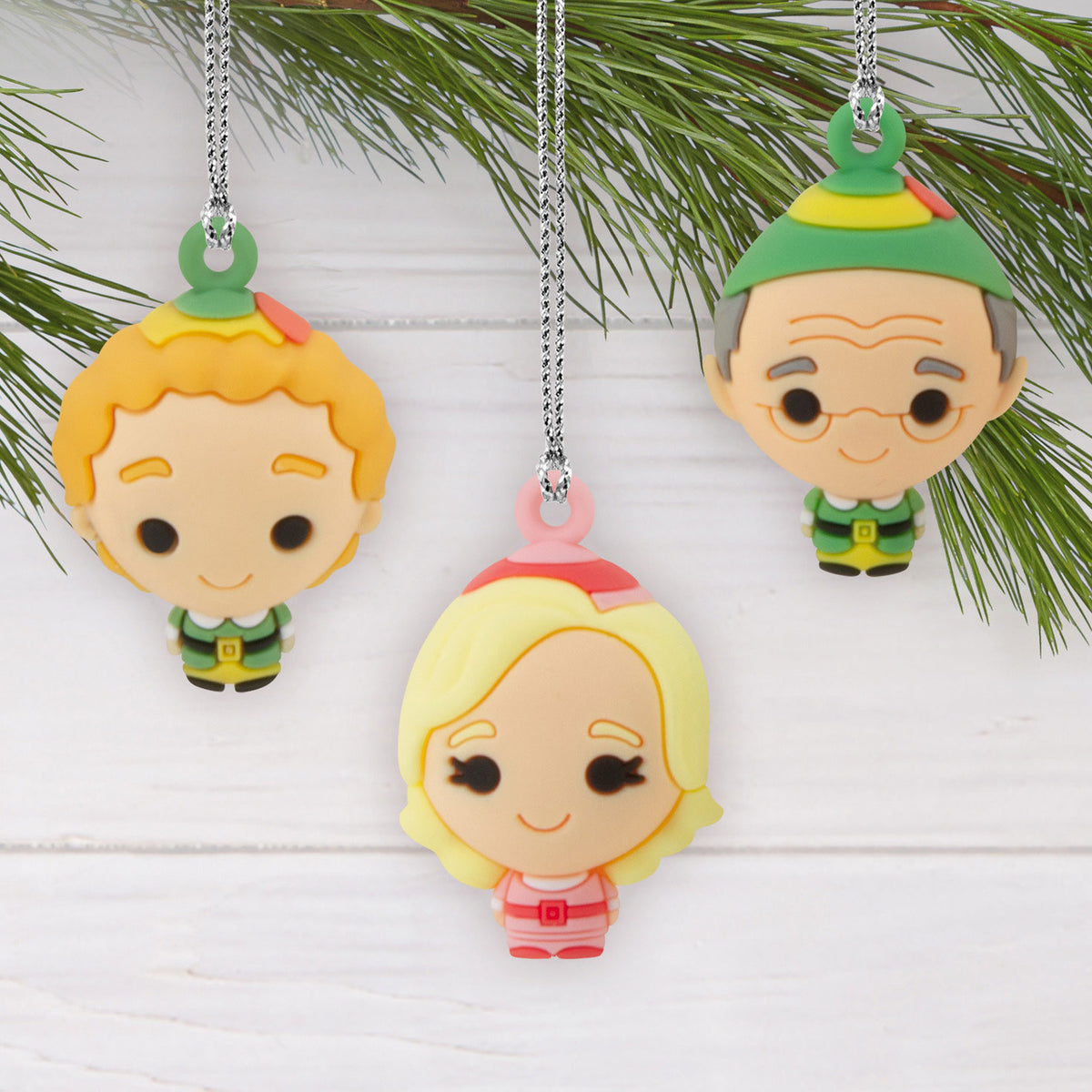 Hallmark Mini Elf Shatterproof Hallmark Ornaments, Set of 6