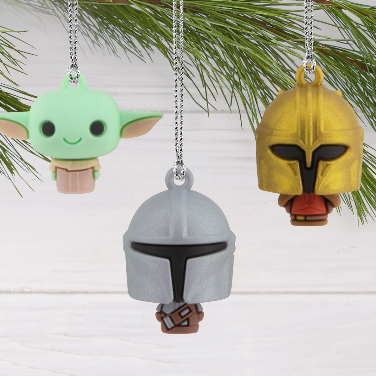 Hallmark Mini Star Wars: The Mandalorian™ Shatterproof Hallmark Ornaments, Set of 6