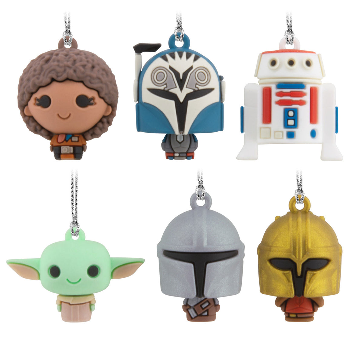 Hallmark Mini Star Wars: The Mandalorian™ Shatterproof Hallmark Ornaments, Set of 6