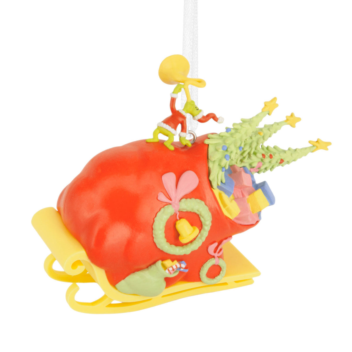 Hallmark Dr. Seuss's How the Grinch Stole Christmas!™ Grinch on Sleigh Hallmark Ornament