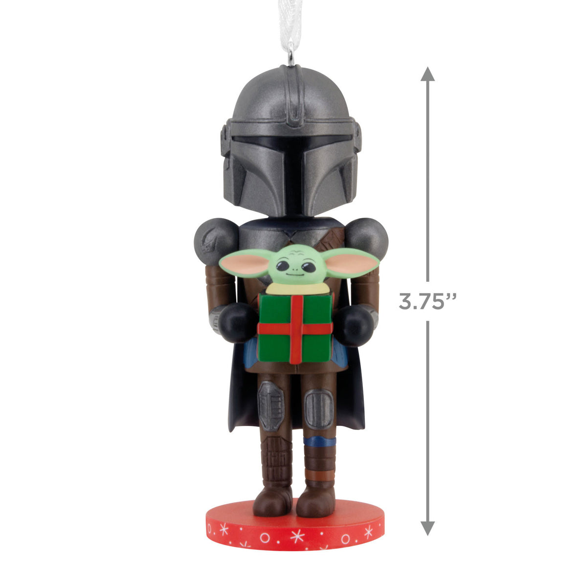 Hallmark Star Wars: The Mandalorian™ and Grogu Nutcracker Hallmark Ornament