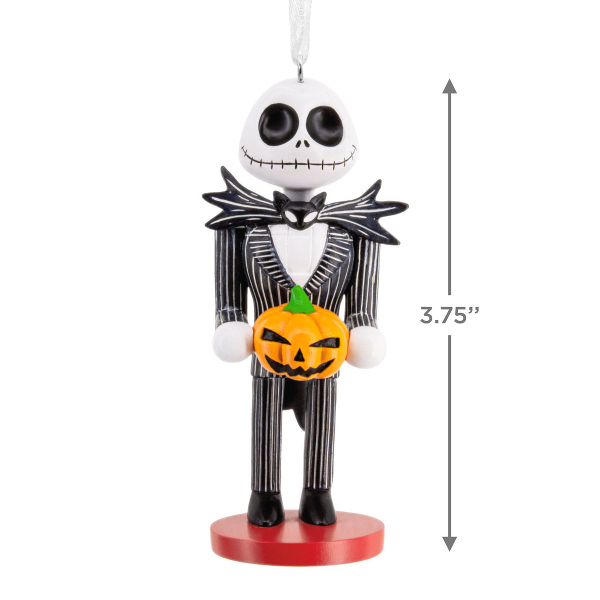 Hallmark Disney Tim Burton's The Nightmare Before Christmas Jack Skellington Nutcracker Hallmark Ornament
