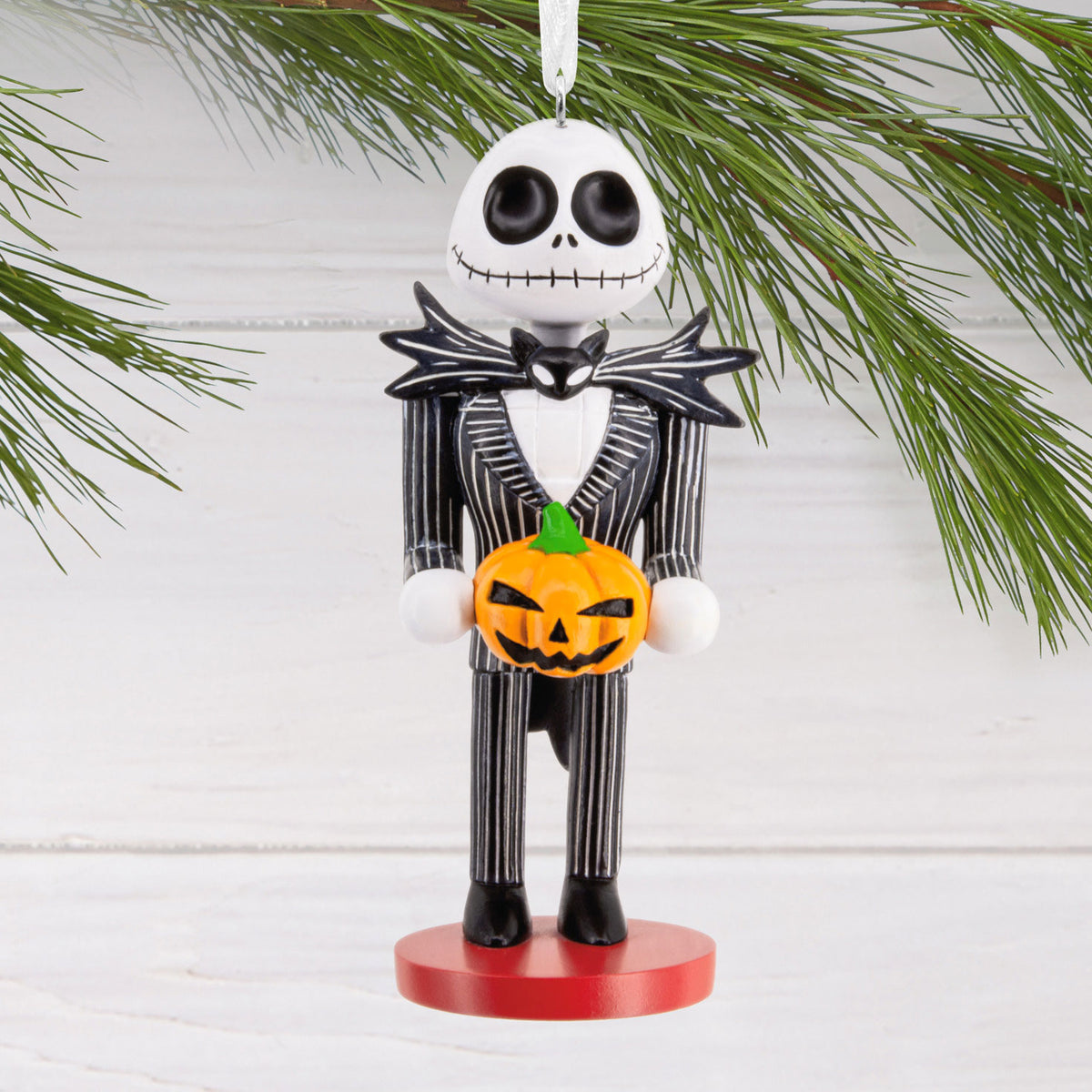 Hallmark Disney Tim Burton's The Nightmare Before Christmas Jack Skellington Nutcracker Hallmark Ornament