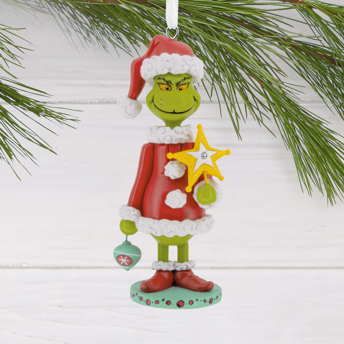 Hallmark Dr. Seuss's How the Grinch Stole Christmas!™ Grinch Nutcracker Hallmark Ornament