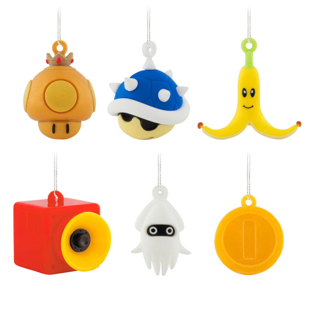 Hallmark Mini Nintendo Mario Kart™ Shatterproof Hallmark Ornaments, Set of 6
