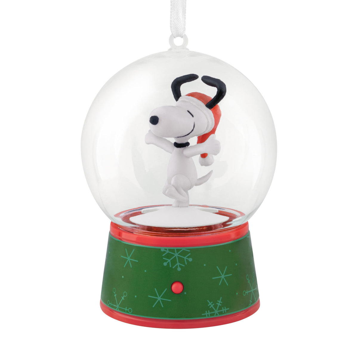 Hallmark Peanuts® Snoopy Musical Snow Globe Hallmark Ornament With Motion