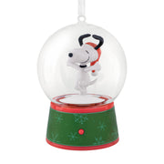 Hallmark Peanuts® Snoopy Musical Snow Globe Hallmark Ornament With Motion