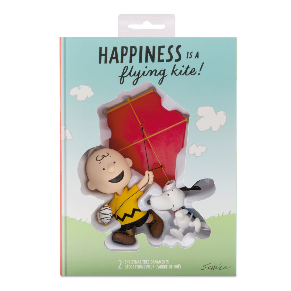 Hallmark Peanuts® Charlie Brown and Snoopy Hallmark Ornaments, Set of 2
