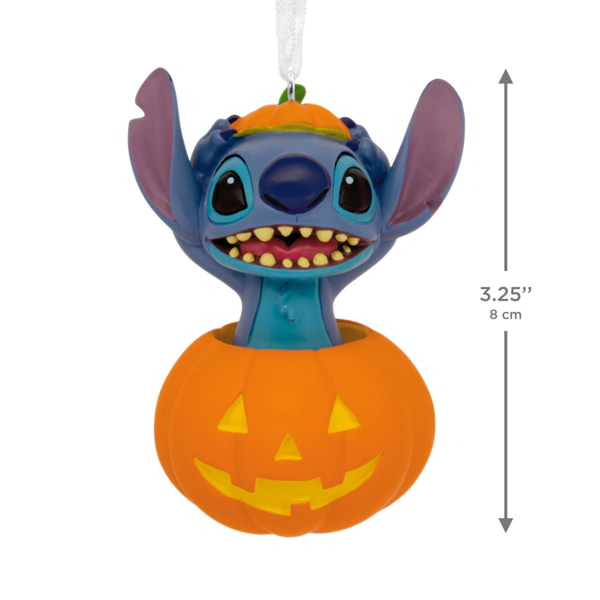 Hallmark Disney Stitch in Jack-o'-Lantern Hallmark Ornament