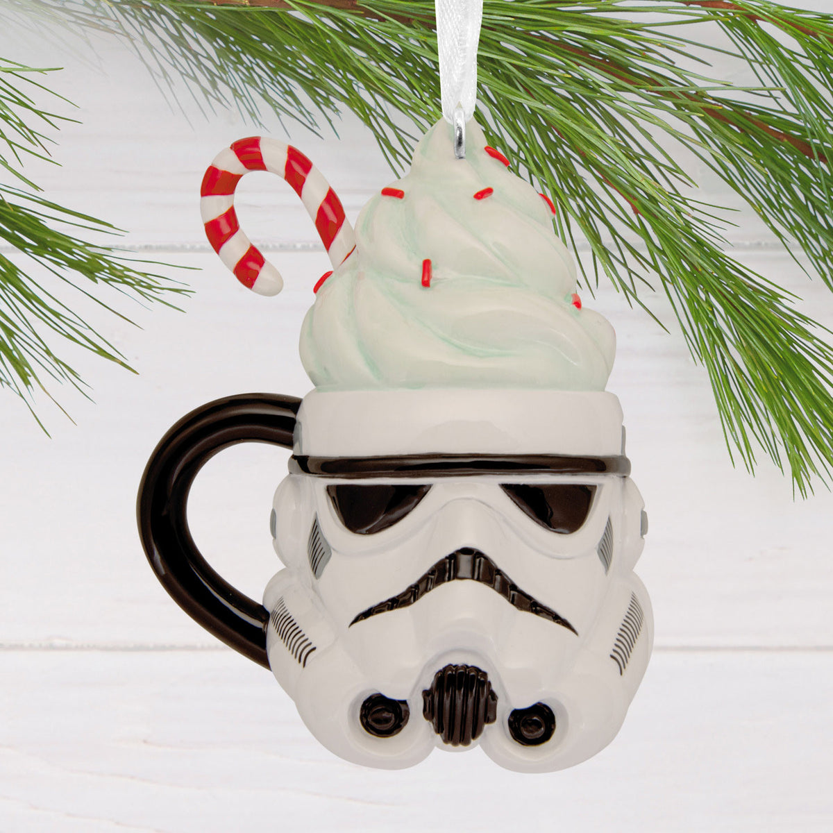 Hallmark Star Wars™ Stormtrooper™ Festive Mug Hallmark Ornament