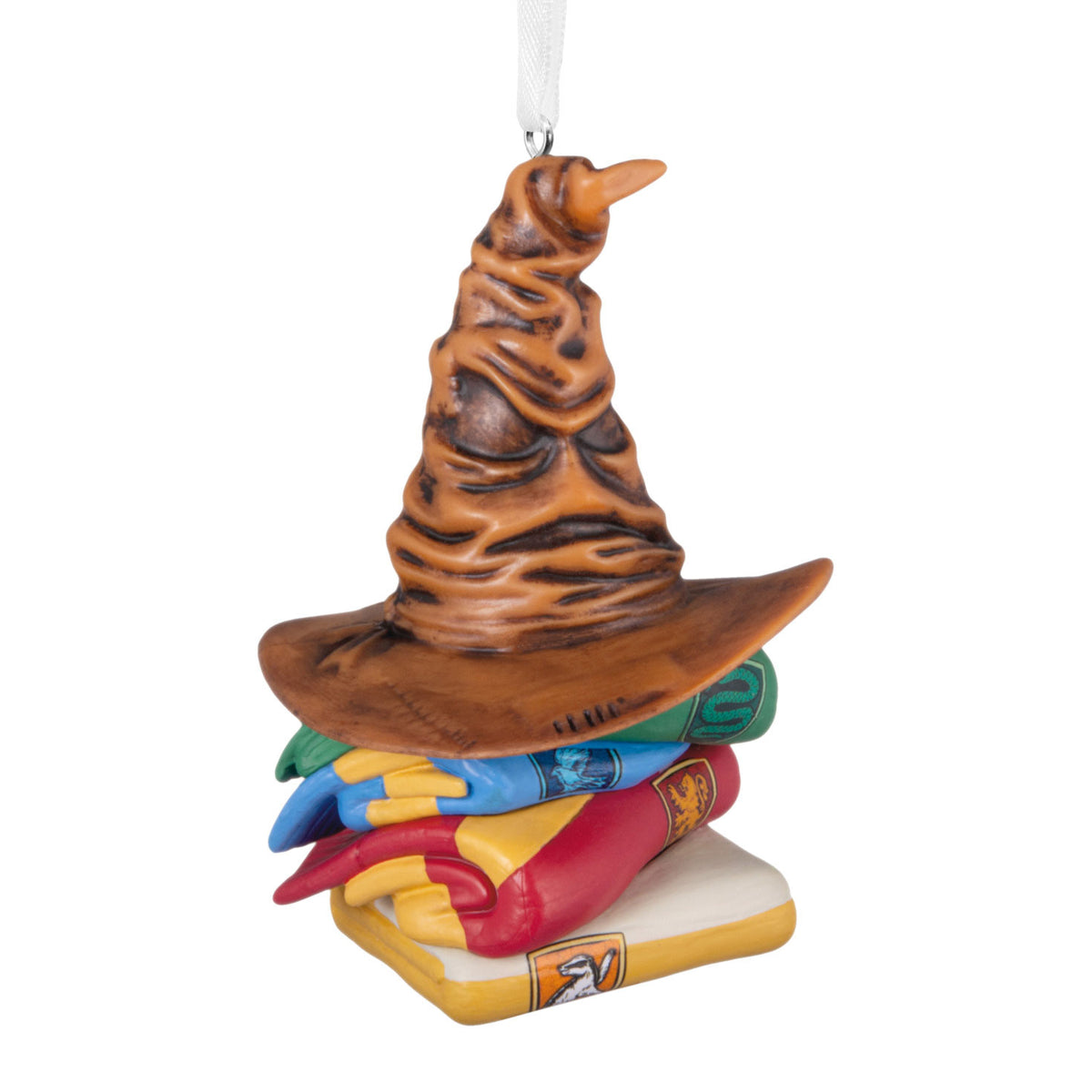 Hallmark Harry Potter™ Sorting Hat™ and House Scarves Hallmark Ornament