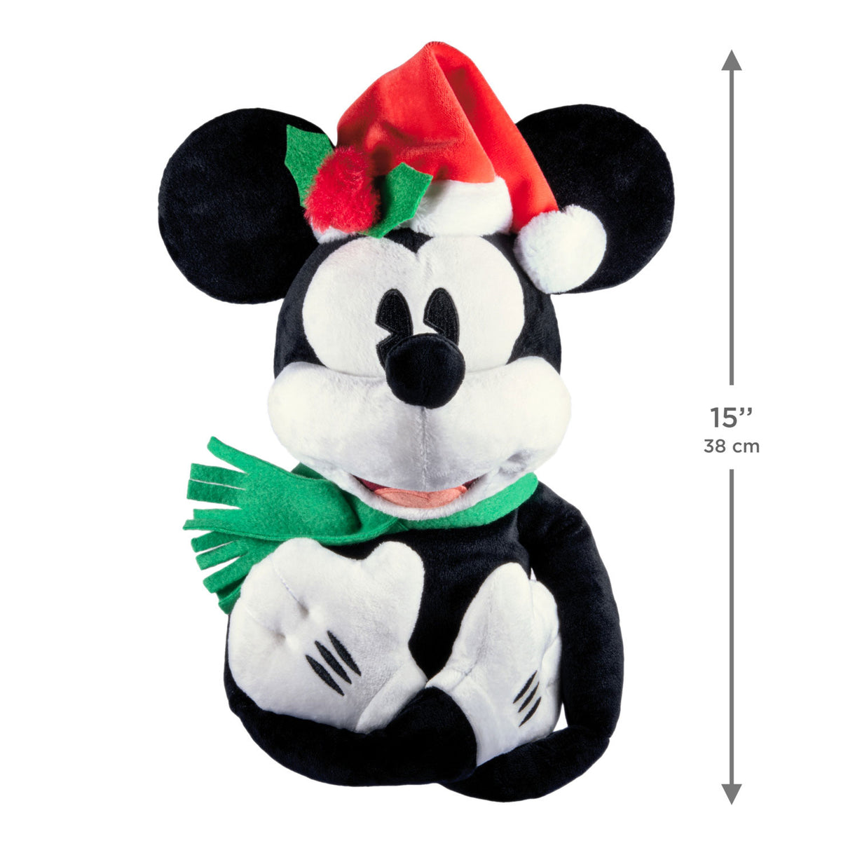 Hallmark Disney Mickey Mouse Plush Fabric Hallmark Tree Topper, 15''