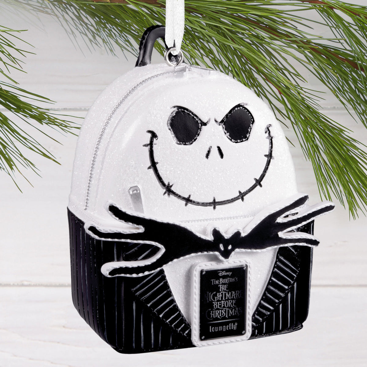 Hallmark Loungefly Disney Tim Burton's The Nightmare Before Christmas Jack Skellington Backpack Hallmark Ornament