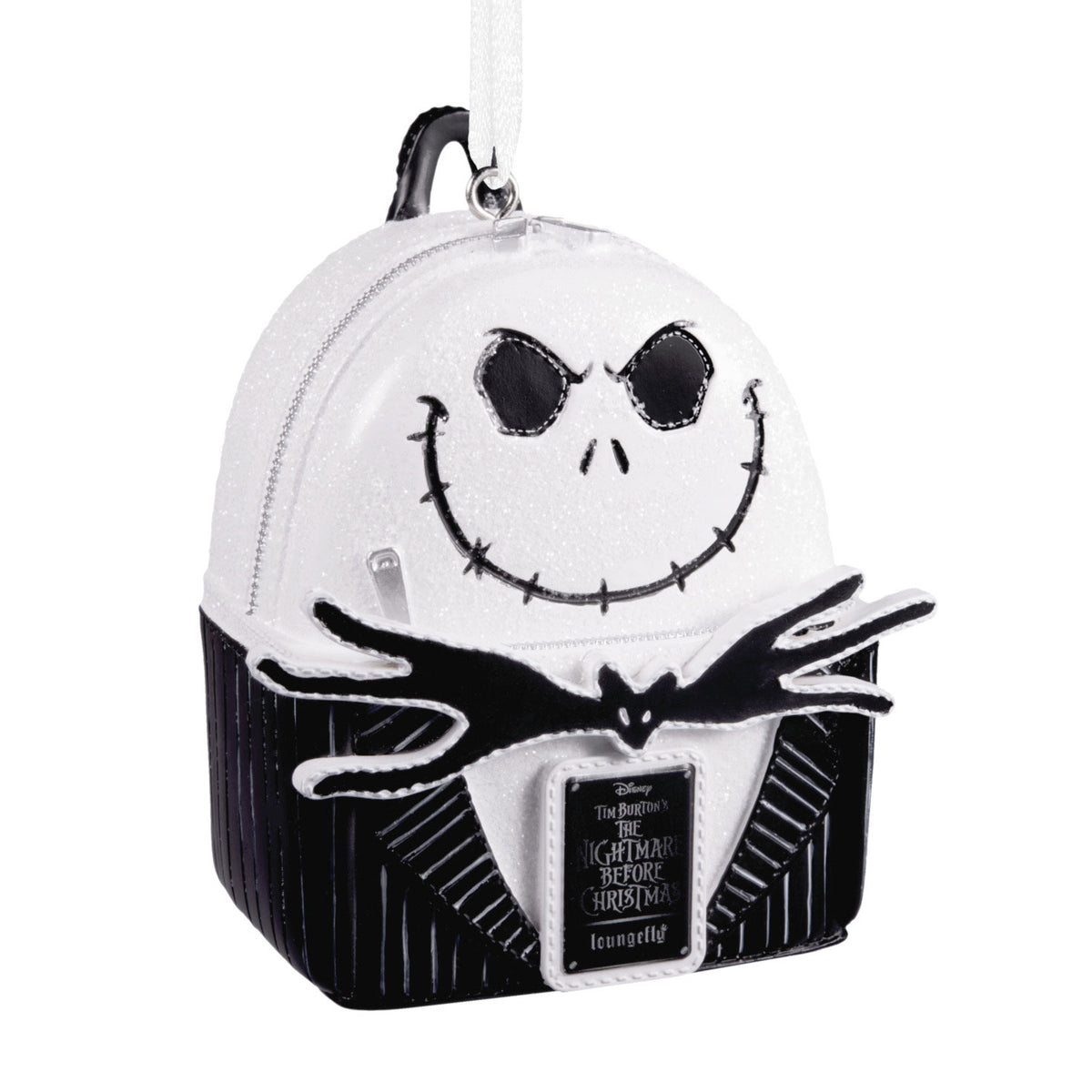 Hallmark Loungefly Disney Tim Burton's The Nightmare Before Christmas Jack Skellington Backpack Hallmark Ornament