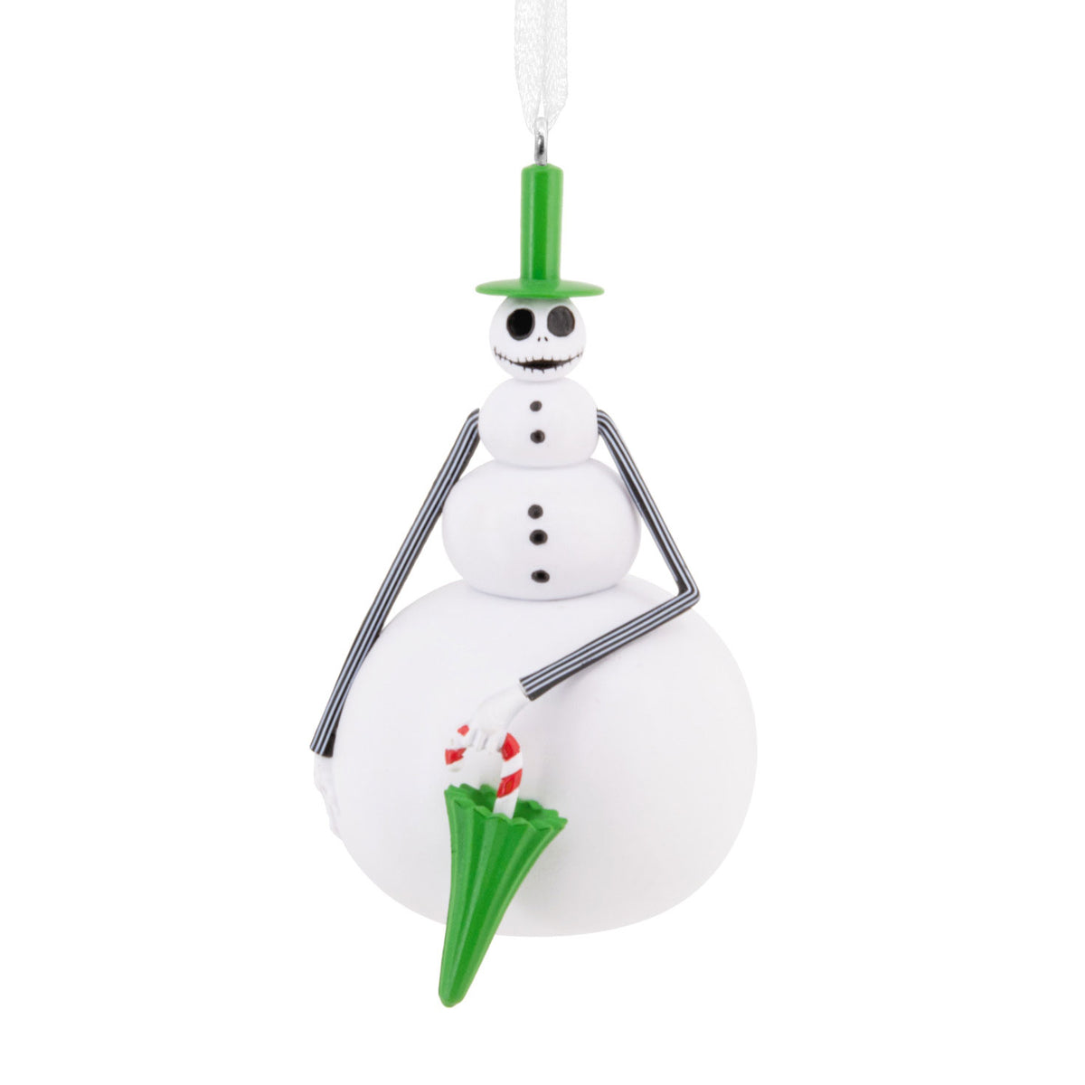 Hallmark Disney Tim Burton's The Nightmare Before Christmas Snowman Jack Skellington Hallmark Ornament