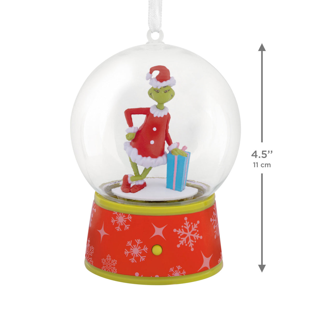 Hallmark Dr. Seuss's How the Grinch Stole Christmas!™ Musical Snow Globe Hallmark Ornament With Motion