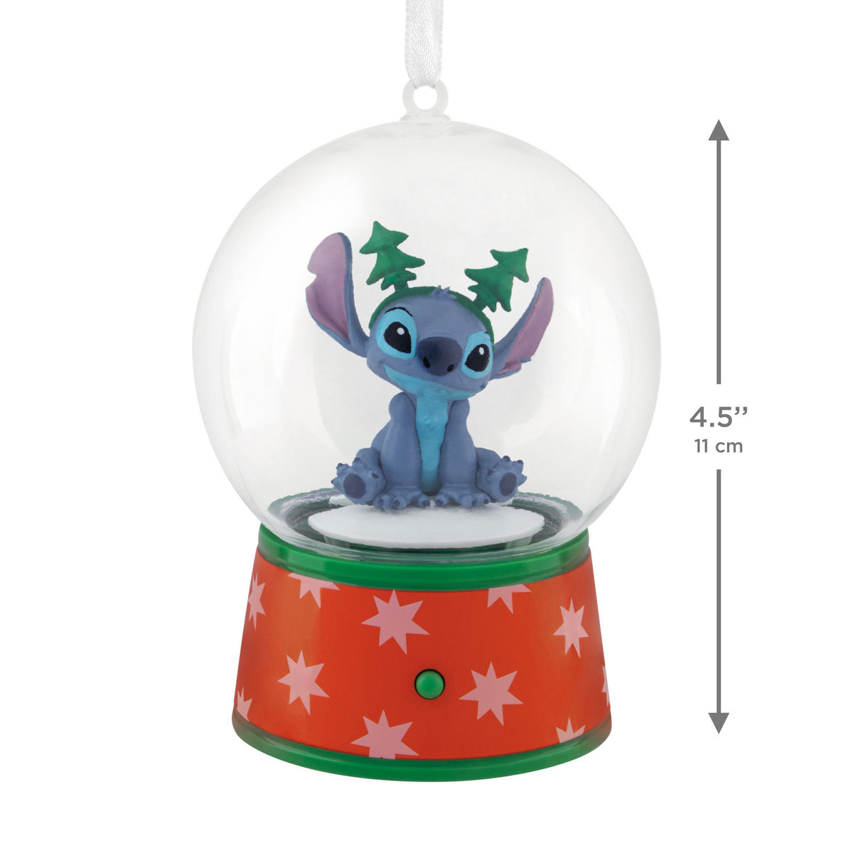 Hallmark Disney Stitch Musical Snow Globe Hallmark Ornament With Motion