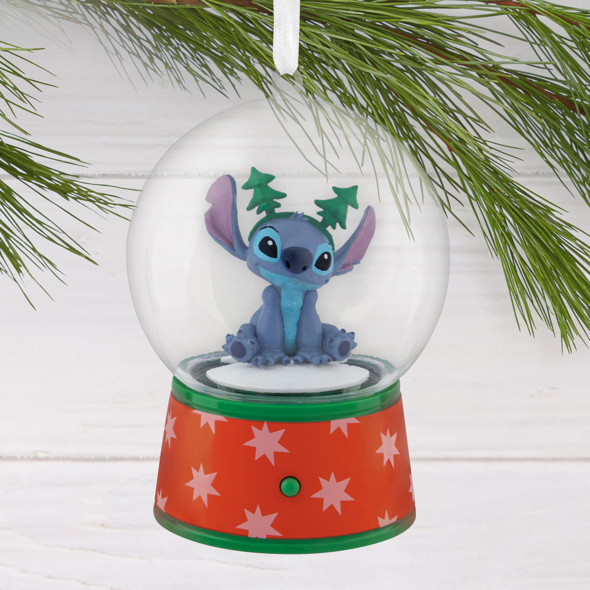Hallmark Disney Stitch Musical Snow Globe Hallmark Ornament With Motion