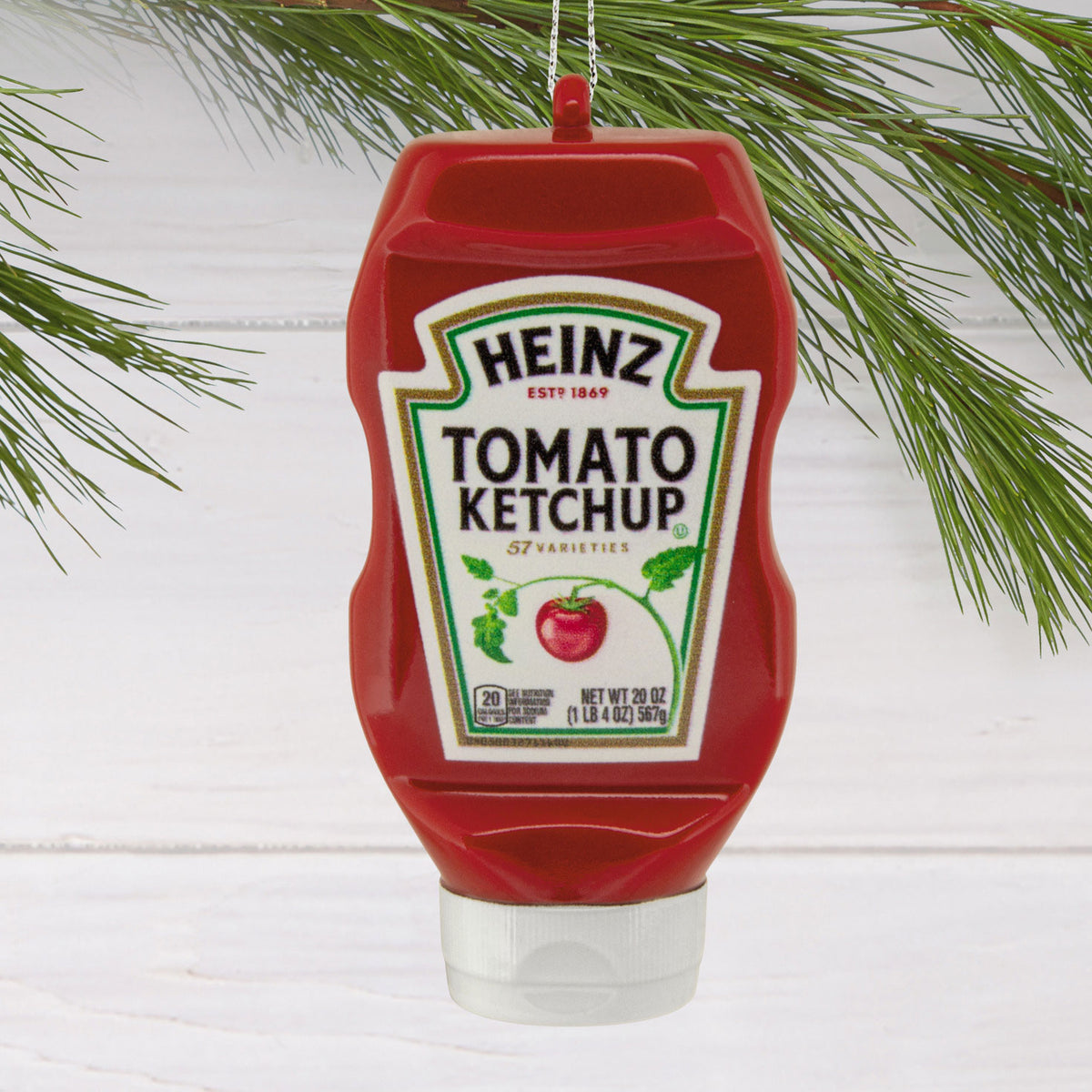 Hallmark Heinz™ Tomato Ketchup Bottle Shatterproof Hallmark Ornament