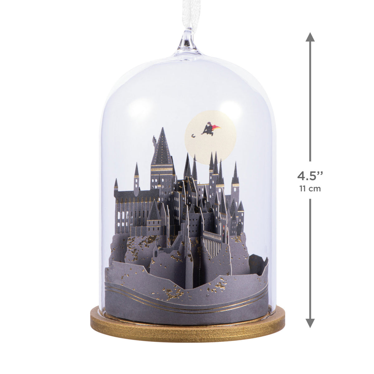 Hallmark Harry Potter™ Hogwarts™ Castle Cloche Glass and Paper Hallmark Ornament