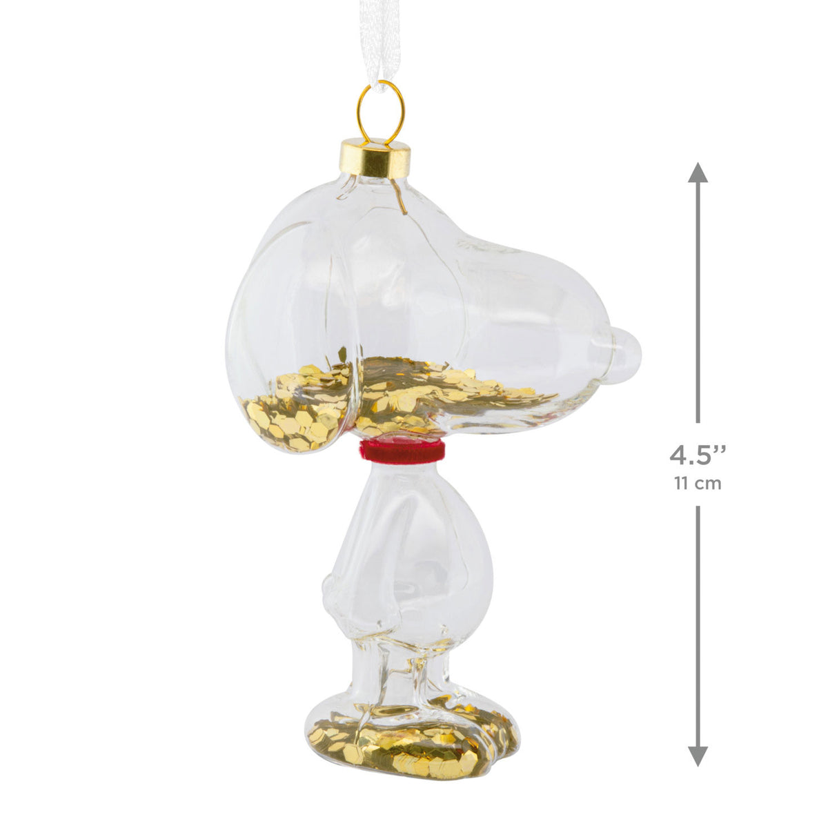 Hallmark Peanuts® Snoopy Confetti Glass Hallmark Ornament