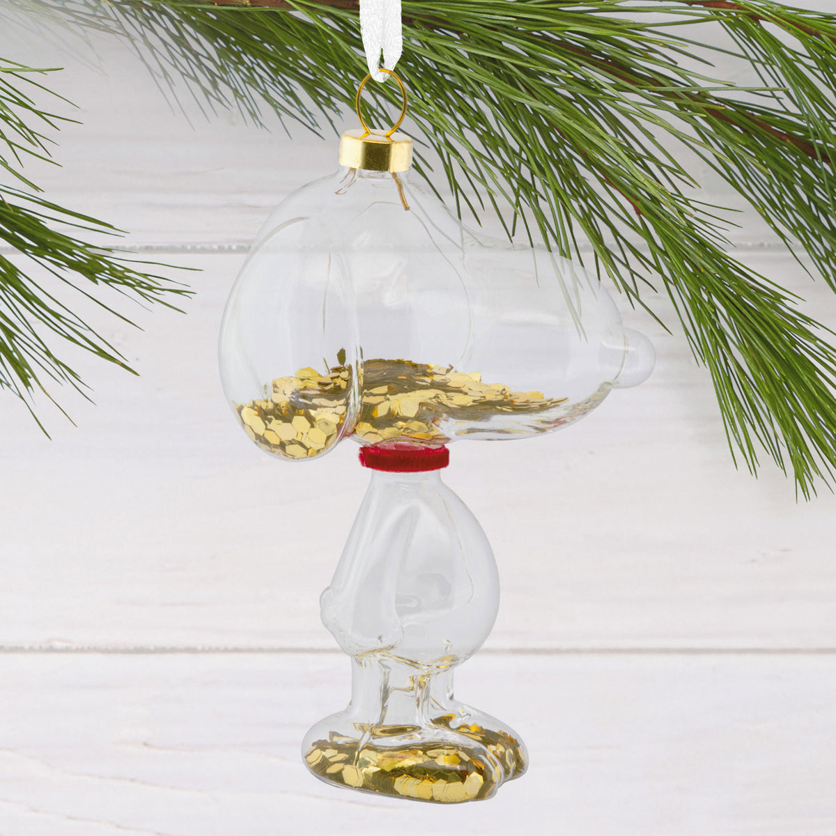 Hallmark Peanuts® Snoopy Confetti Glass Hallmark Ornament
