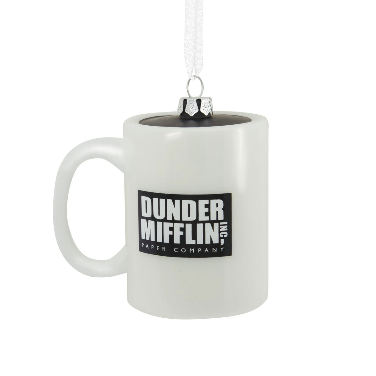 Hallmark The Office World's Best Boss Coffee Mug Blown Glass Hallmark Ornament
